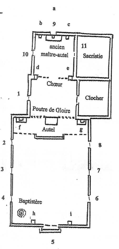 Eglise Morsang Plan 801be