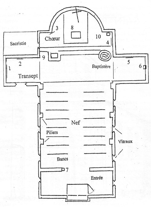 Plan de l eglise 01627