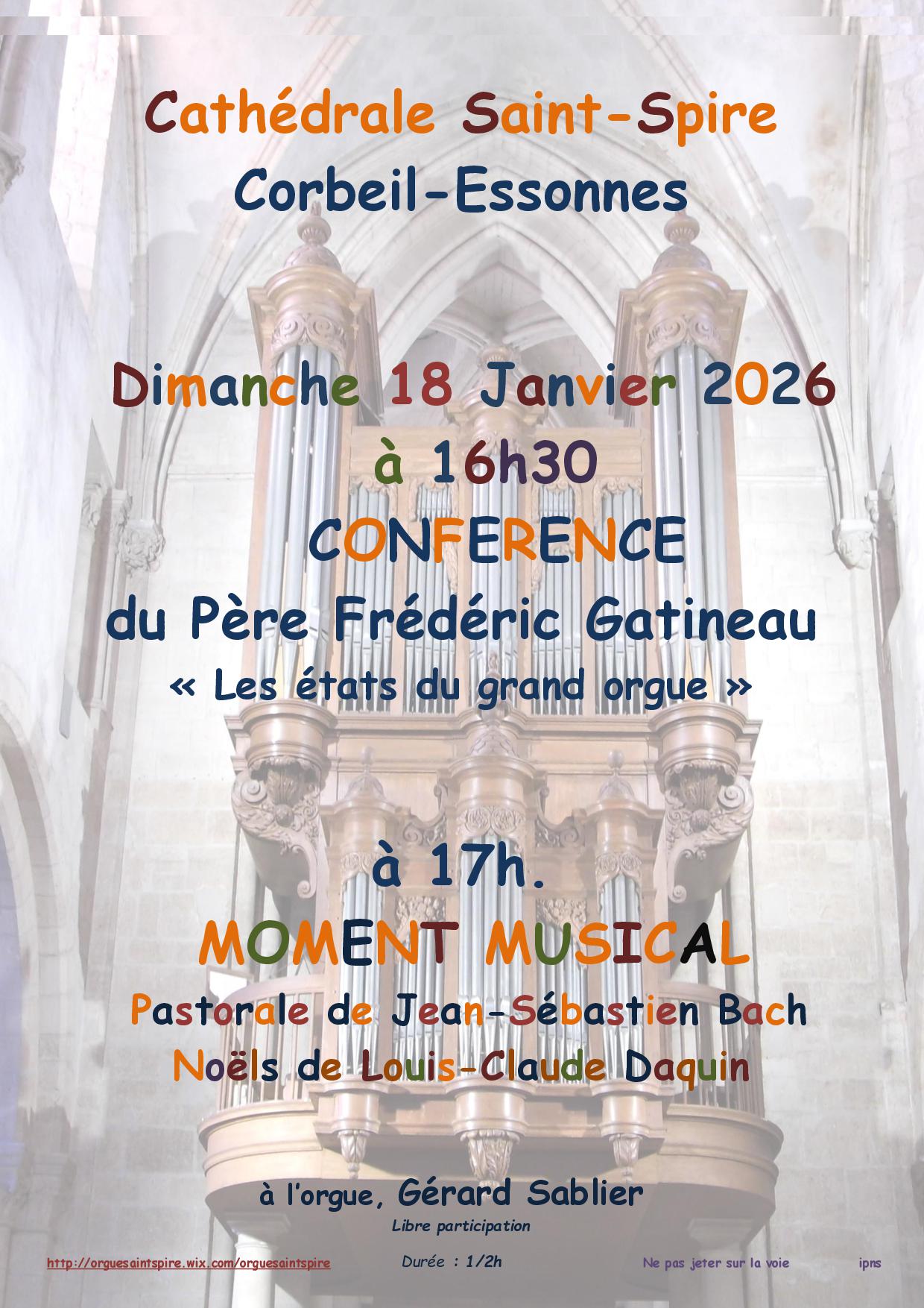Affiche moment musical 18 I 2026