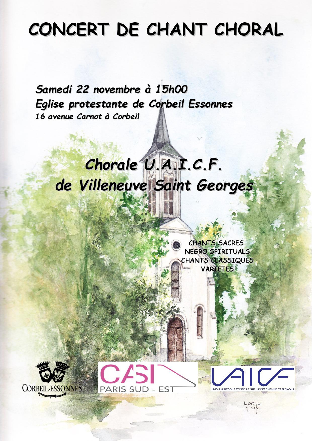 CONCERT 22 Novembre 2025 Affiche