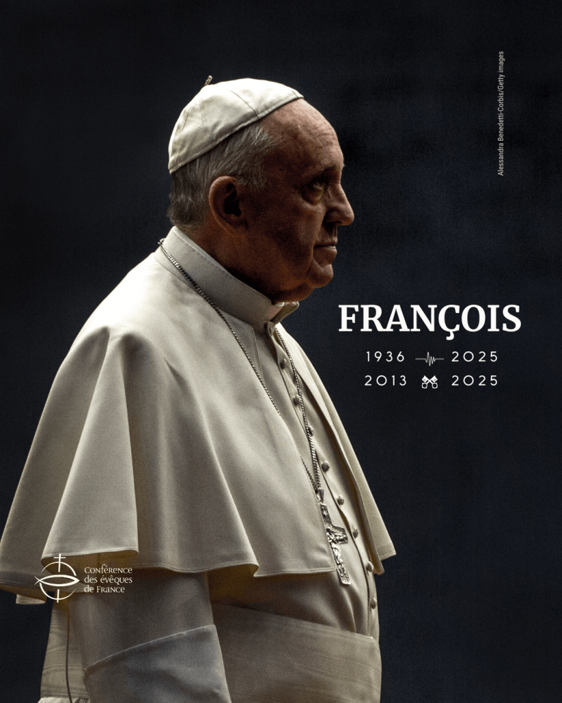 DECES RESEAUX SOCIAUX Au moment de notre mort le Seigneur nous prendra par la main avait il dit en 2017 Le pape Francois est entre dans le Royaume de Dieu ce matin 819x1024