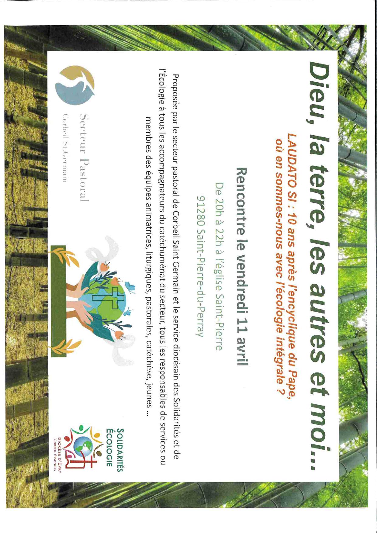 Invitation de Secteur Ecologie Solidarit 11042025