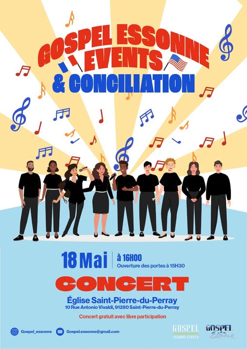 concert gospel st pierre du perray 18 mai 2025
