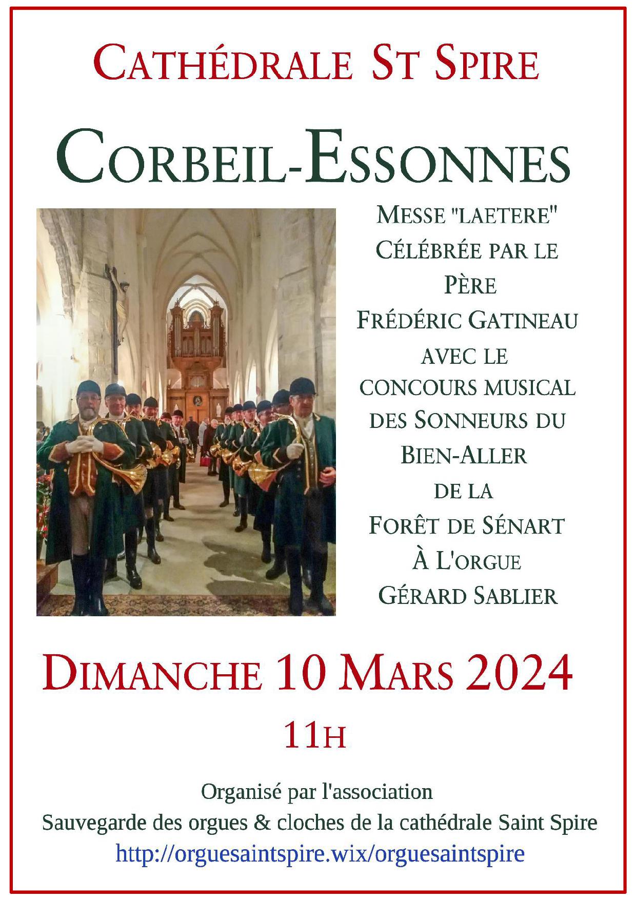 Affiche messe du 10 mars 2024